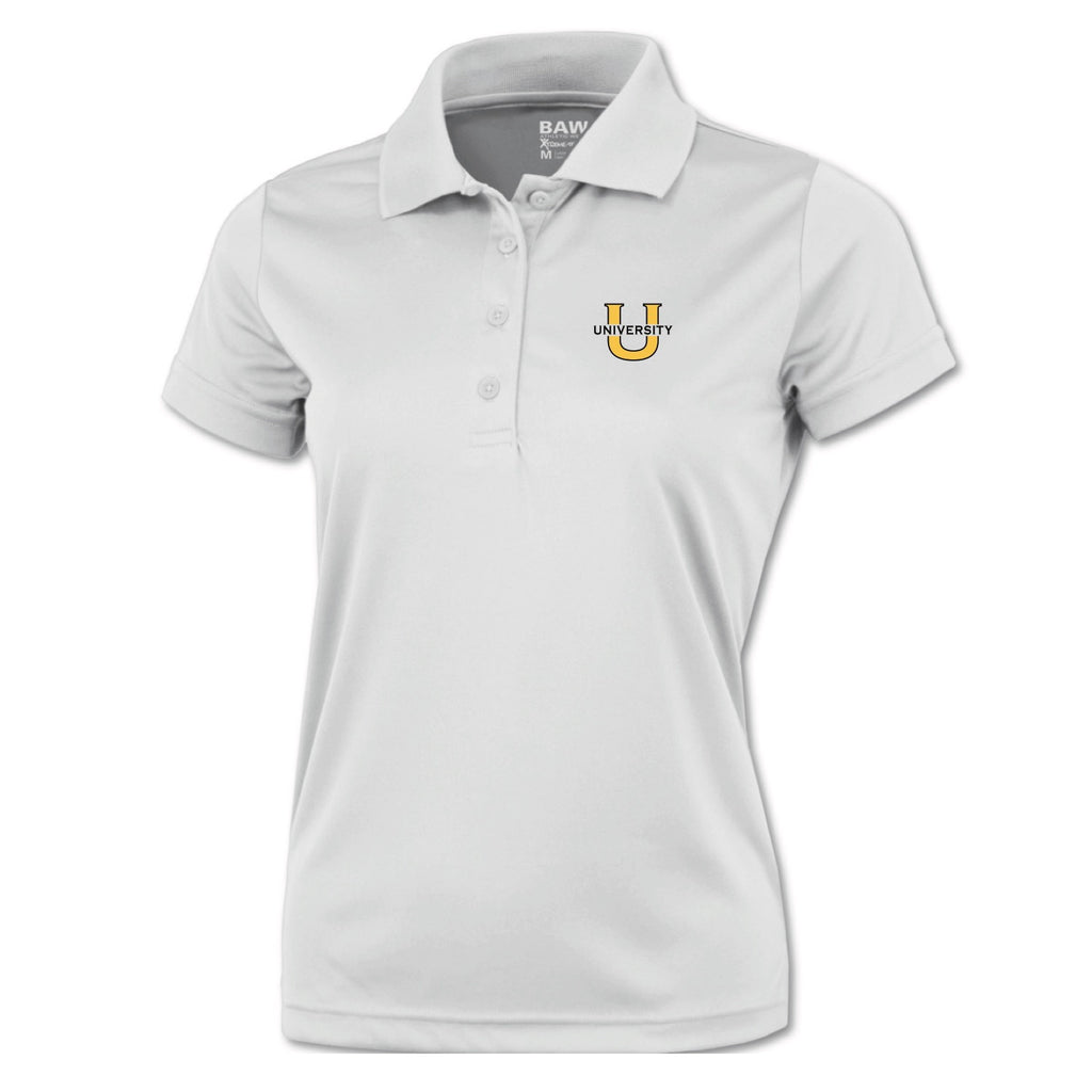 8901-LADIES Dri Fit Uniform Shirt - White REDUCED FINAL SALE