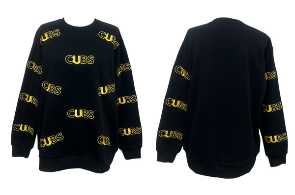 PRE-ORDER: BOMB Designs ADULT All over Print CUBS Sweatshirt