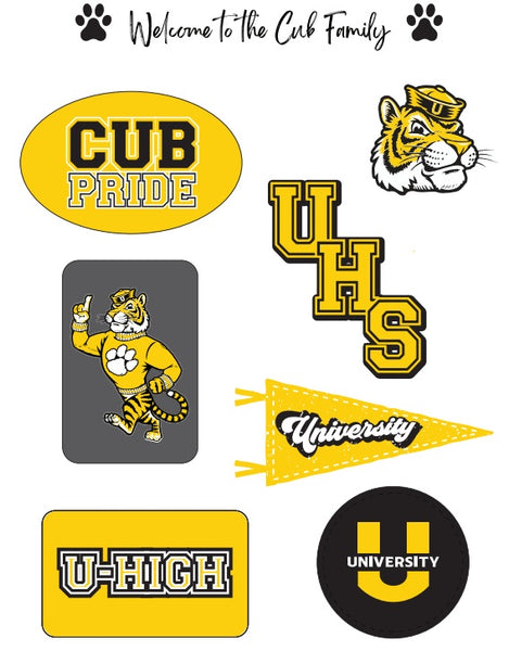 8901- UHIGH Sticker Sheet