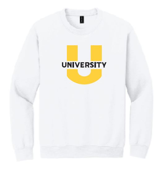 8901 - PRE-ORDER "U" University CREWNECK Sweatshirt (New Logo)