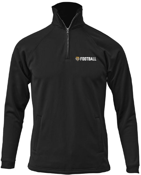 8827 - PRE-ORDER- Tiger Head Football Performance Quarter Zip