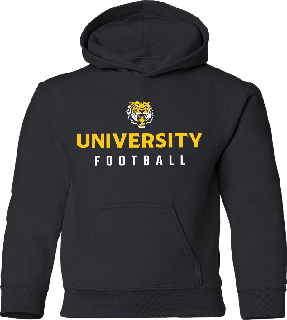 8827 - PRE-ORDER University Football HOODED sweatshirt