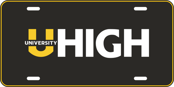 8901- UHIGH License Plate
