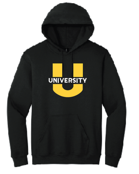 8901 - PRE-ORDER "U" University HOODED Sweatshirt (New Logo)