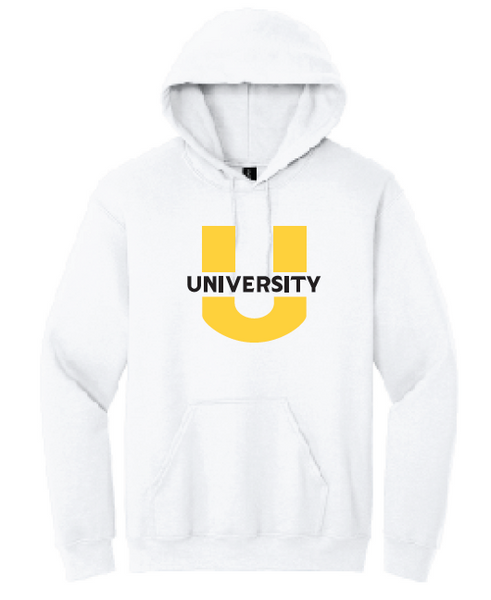 8901 - PRE-ORDER "U" University HOODED Sweatshirt (New Logo)
