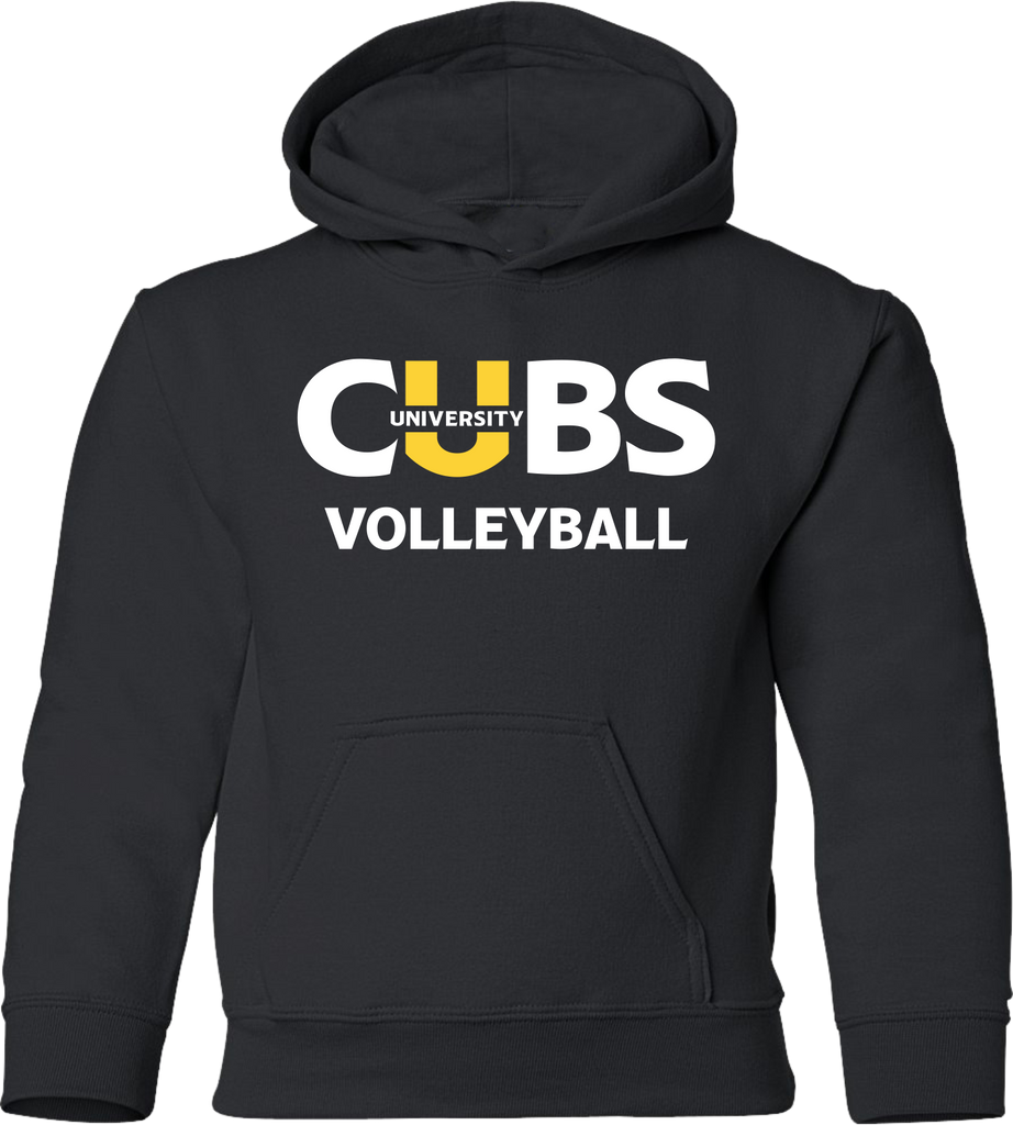 8825 - PRE-ORDER CUBS Volleyball HOODED sweatshirt