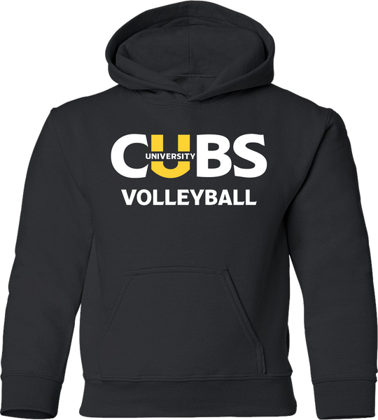 8825 - PRE-ORDER CUBS Volleyball HOODED sweatshirt