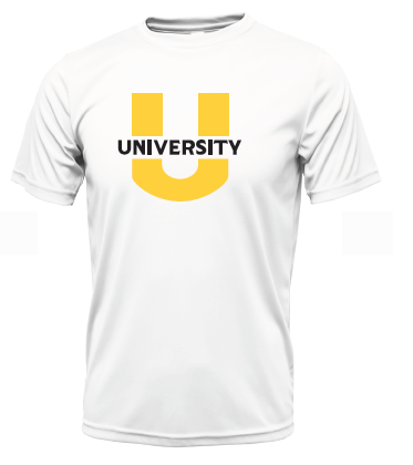 8901 - PRE-ORDER "U" University COTTON Tee (New Logo)