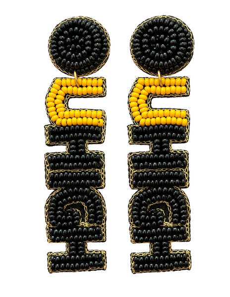 PRE-ORDER- UHIGH Beaded Earrings- Bomb Designs