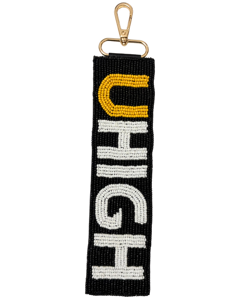PRE-ORDER- UHIGH Beaded Bag Tag (Keychain)- Bomb Designs