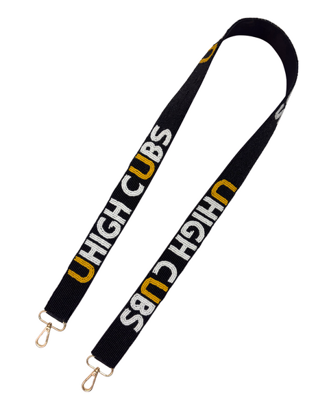 PRE-ORDER- UHIGH CUBS Beaded Purse Strap- Bomb Designs