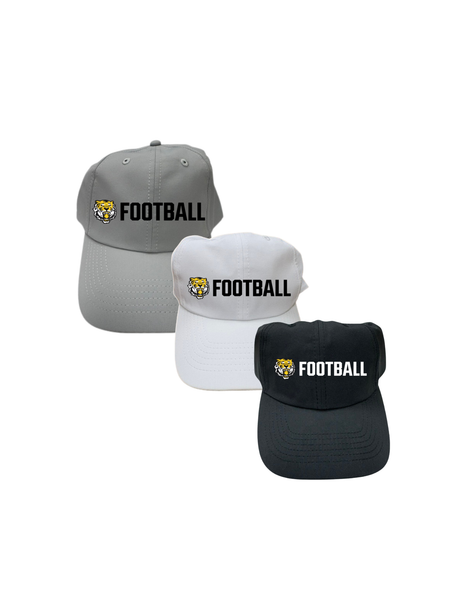 8827- Tiger Head Football Adjustable Dri-Fit Hat