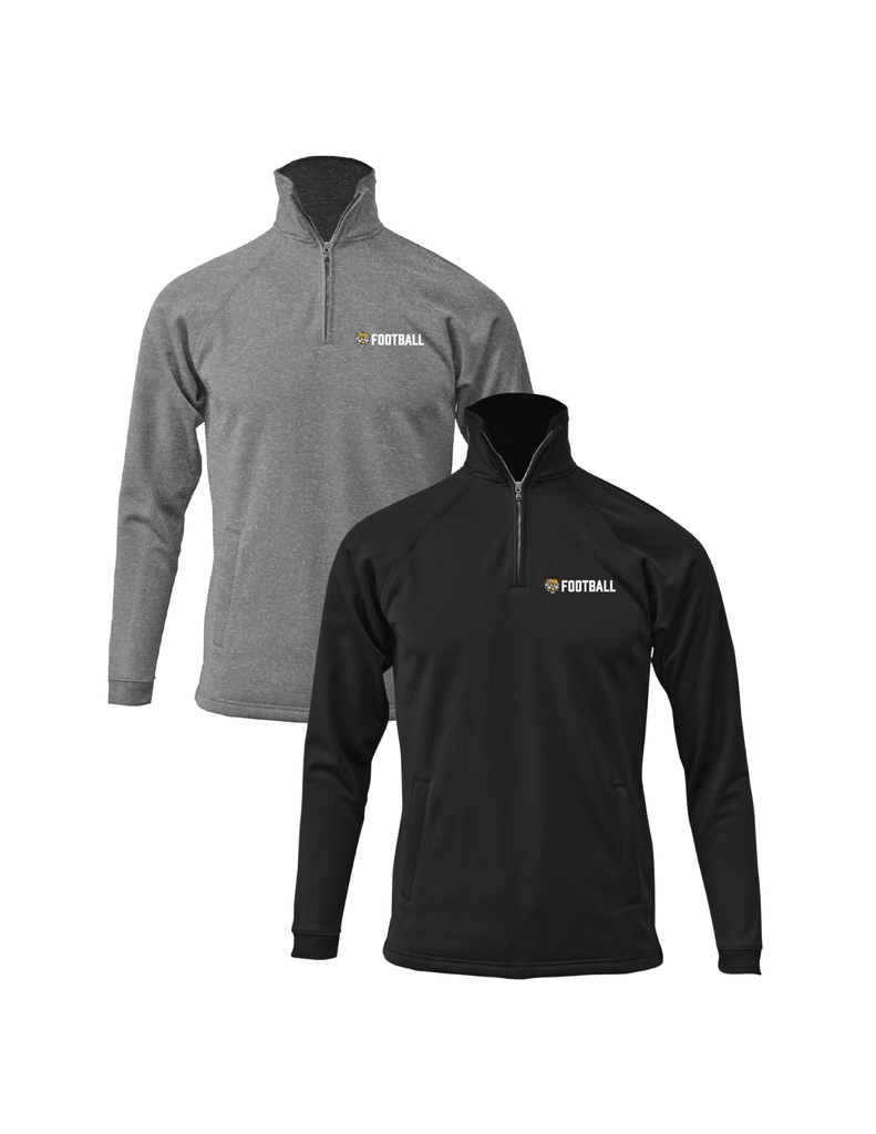 8827 - PRE-ORDER- Tiger Head Football Performance Quarter Zip