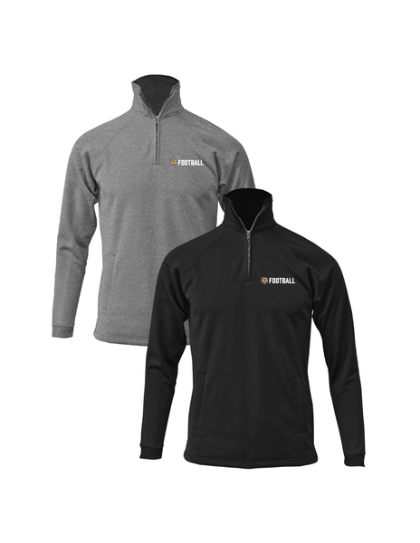 8827 - PRE-ORDER- Tiger Head Football Performance Quarter Zip