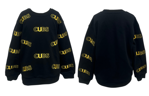PRE-ORDER: BOMB Designs YOUTH All over Print CUBS Sweatshirt