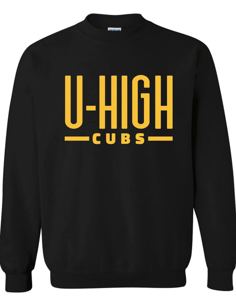 U-High Cubs CREW Sweatshirt